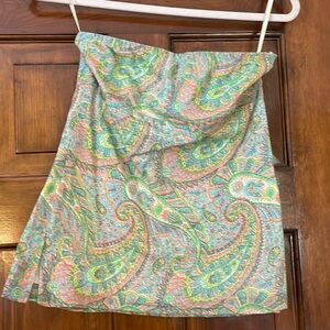 J crew strapless top